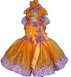 jenniferwu幼児幼児新生児Little Girl 'sミスコンテストパーティー誕生日ドレスcgg099 – 6サイズ2t