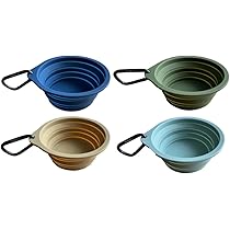 Amazon | Ah & Co.折りたたみ式 携帯用 水入れ 水飲み エサ入れ
