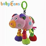 Babyfansタイニースマート　　ベビー リング引っ張り玩具 引っ張り遊び　指先の知育 引っぱりシッポ 赤ちゃんの音楽おもちゃ 音が鳴る 人形 　ベビー知育おもちゃ　　ベビー用おもちゃなめても安心（