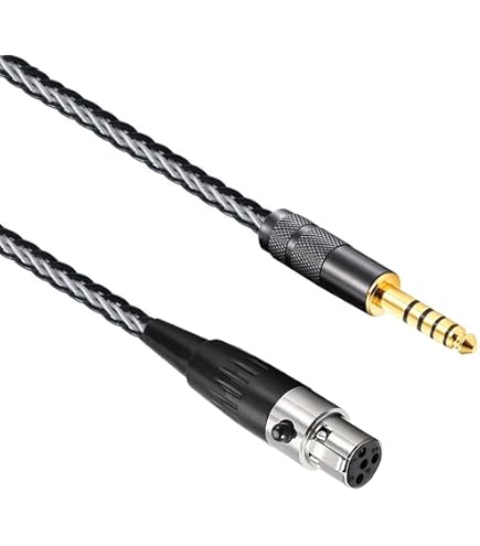 Amazon | Bispa ヘッドホン用リケーブル miniXLR4P HD490PRO 【4.4mm