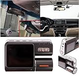 288p/240p Dual Lens Dashboard Car DVR Dash Cam Nd Rear View Camera Accident Recording System with Mo