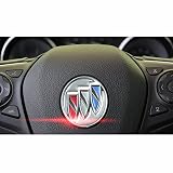 EagleichステアリングホイールセンターB-uick専用カーステッカーとデカールE-NVISION VERANOシルバー