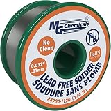 MG Chemicals 4900 SAC305, 96.3% Tin, 0.7% Copper, 3% Silver, No Clean Lead Free Solder, 0.032 Diamet