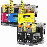 【unique-ink】LC111 Brother ブラザー 互換 インクカートリッジ LC111-4CL (BK×2/C×1/M×1/Y×1) 4色5本セット 増量タイプ 残量表示機能「対応機種: DCP-J957N DCP-J757N DCP-J557N MFC-J877N MFC-J987DN/DWN MFC-J897DN/DWN MFC-J827DN/DWN MFC-J727D/DW DCP-J952N DCP-J752N DCP-J552N MFC-J980DN/DWN MFC-J890DN/DWN MFC-J820DN/DWN MFC-J720D/DW]