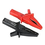 Vuage(TM) HT18Aオシロスコープアクセサリクロコダイルオシロスコープ赤+黒のためのDSO3064 2個大ドルフィンゲイタークリップのクリップフィッティング