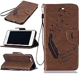 iPhone 8 ケース UNEXTATI 高品質 PUレザー 手帳型 ケース 財布型 ウォレット型 衝撃吸収 保護カバー カード収納 ホルダー ストラップ付き 横開 スタンド機能 マグネット開閉式 