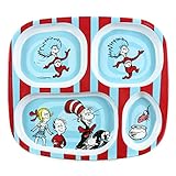 Bumkins Dr. Seuss Melamine Dishware, Blue Cat in the Hat by Bumkins [並行輸入品]
