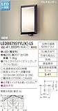 東芝ライテック LED一体形アウトドアブラケット マルチセンサー付ポーチ灯 ブラック 200×337