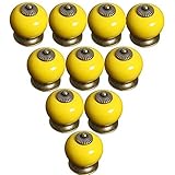 Ceramic Drawer Pull Knobs Yellow Lsgoodcare Pumpkin Ceramic Cabinet Pull Knobs Door Pull Handle Cupb