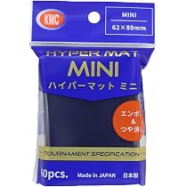 Amazon | KMC カードバリアー ハイパーマット ミニ ブルー 60枚入り
