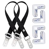 Anpro® TV and Furniture Anti-Tip Straps and 4 Packs Corner Bumpers with All Metal Parts Mounting Har