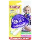Nuby ヌービー フリップイット・ボトル マグ ストロー替えキット 【96060】 (パープル)