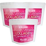 【国内製造】低分子コラーゲン100%配合 「プレミアムコラーゲン」低分子ペプチド コラーゲン粉末 平均分子量4,500 美容 美肌 潤い 素肌力アップ 放射能検査済（3袋：300g）