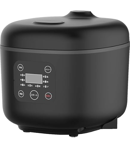 Amazon | 炊飯器 3合 VS-HI01BE-BK | ベルソス(VERSOS) | 炊飯器
