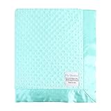 My Blankee Minky Dot Baby Blanket, 30 x 35, Aqua by My Blankee