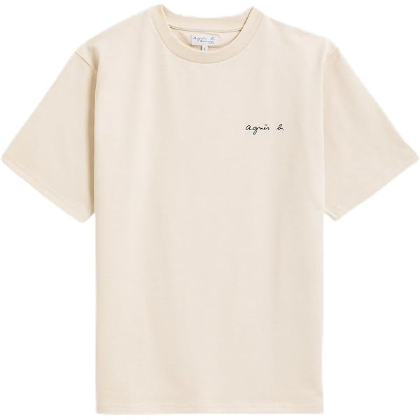 Amazon | agnes b. HOMME オム アニエスベー ロゴ Tシャツ 白