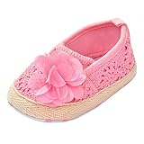 ベビーシューズ ファーストシューズ ベビーフィート 女の子 幼児 編み物 可愛い ボトムソフト 3ヶ月-24ヶ月 サンダル hibote ピンク 内径12cm