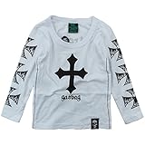 GASBAG(ガスバグ) 天竺Imp長袖Tシャツ 120cm /ホワイト NO.G-34-503