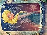 frozen elsa glow fleece throw [並行輸入品]