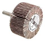 Forney 60186 Mounted Flap Wheel with 1/4-Inch Shank, 2-Inch-by-1-Inch, 120-Grit [並行輸入品]