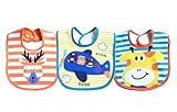 ベビースタイ カワイイ 男の子用 デザイン 赤ちゃん スタイ よだれかけ ３枚セット (A) [並行輸入品]