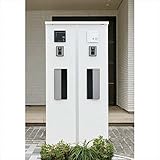 トーシン　機能門柱　デュアル800　（LED照明・ポスト付門柱）　組合せ例　P24-1　GW-LGRDALS800-□□ 　ブラック