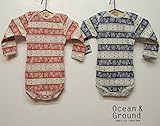 OCEAN&GROUND（オーシャンアンドグラウンド） ボディーシャツ BANDANA (70-80) 80,RD レッド