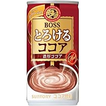 Amazon.co.jp: サントリー 【HOT用】BOSS(ボス) とろけるココア 185g缶