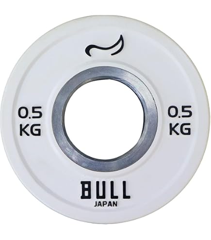 bull パワーリフティングプレート　IPF公認　5kg 2枚1セット Amazon | ブル(Bull)パワーリフティングプレート1.25㎏ 2枚1組 IPF