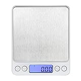 WYBAN デジタルクッキングスケール 0.01g-500g 精密な計量器 (プロ用) LCD スクリーン キッチン 電子 はかり