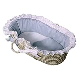 Hoohobbers Moses Basket - Baby Blue by Hoohobbers