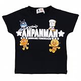 (バンダイ)BANDAI 半袖Tシャツ アンパンマン トップス ブラック 90