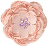 MANDY スパンコール付きレイヤーフラワーライトピンク