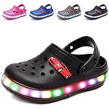 VIFUUR ユニセックス・キッズ US-LedClogs US サイズ: 9M US Little Kid カラー: ブラック