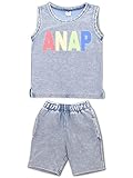 (アナップキッズ) ANAP KIDS ウォッシュデニムタンクトップ＋パンツ 90cm ライトブルー
