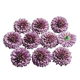 Dovewill 10個　造花　人工菊　フラワーヘッド　デコレーション　装飾花　DIY　工芸品　13色選ぶ - 色6