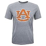NCAA Auburn Tigers "チームロゴ" DGH Short Sleeve Triblendポロ L グレイ