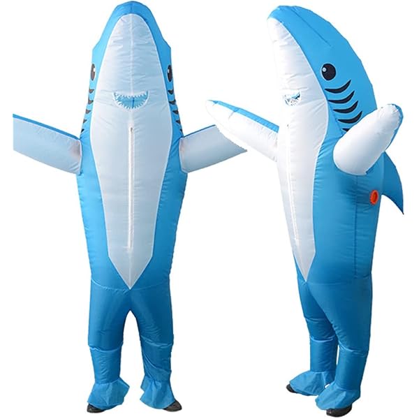 Amazon.co.jp: [HONGFU] 進撃のサメ！サメ 着ぐるみ コスチューム 大人