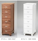収納 便利なだけではなく、こだわりのあるデザイン。 インテリア オス スメ 引き出しいっぱい多段チェスト　6段　ホワイト
