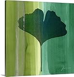 James Burghardtプレミアムシックラップキャンバス壁アート印刷題名シルバーリーフタイルI 36" x 36" 2275425_24_36x36_none