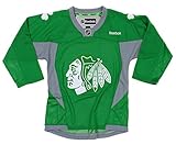 NHL Chicago BlackhawksユースBoys聖パトリックの日グリーンレプリカジャージー