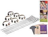 Esschert Design USA 2012 Secrets du Potager Vegetables Grilling Set [並行輸入品]