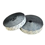 jimgyuan 1.5 " X 6.56フィート3 M粘着自己粘着フックとループテープ粘着背面Fasteningテープ 2M ブラック J36