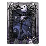 Disney The Nightmare Before Christmas, "Jack's Graveyard" 46-Inch by 60-inch Micro Raschel Throw - b