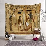 古代エジプトシリーズタペストリーデジタル印刷タペストリー壁掛けビーチトウタペストリー壁カーペット寮の装飾毛布