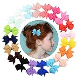 Baby Girls Hair Bows Clips Hairpin Barrettes for Infant Toddlers 20 Pcs
