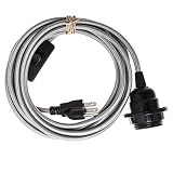 Swag Light - Hanging Pendant Light Cord Kit by Color Cord Company - Choose from multiple colors - Si