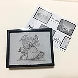 ディズニーアート展 限定 アートフレーム マグネット 美女と野獣