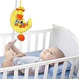 ベビーベッドハンギング 人形 ベビーキッズベアー 音の出る お出かけ 装飾おもちゃ カラフル 出産 誕生日 プレゼント 音楽 hibote 鹿
