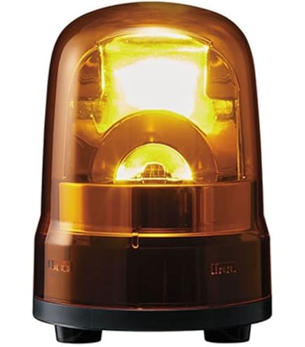 Amazon.co.jp: パトライト(PATLITE) 回転灯 SKH-M1J-Y Φ100 DC12~24V 